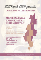 "SOS Rafah STOP genocidio" lemapean elkarretaratzea egingo da bihar udaletxe aurrealdean