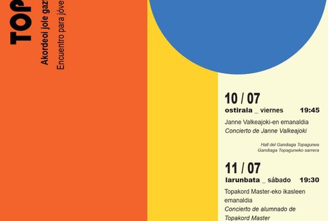 Topakord akordeoi-jole gazteentzat topaketak antolatu ditu Hauspoz elkarteak Arantzazun