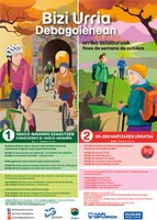 Udazkenaz gozatzeko mendi eta bizikleta irteerak antolatu ditu Debagoieneko Turismo departamentuak
